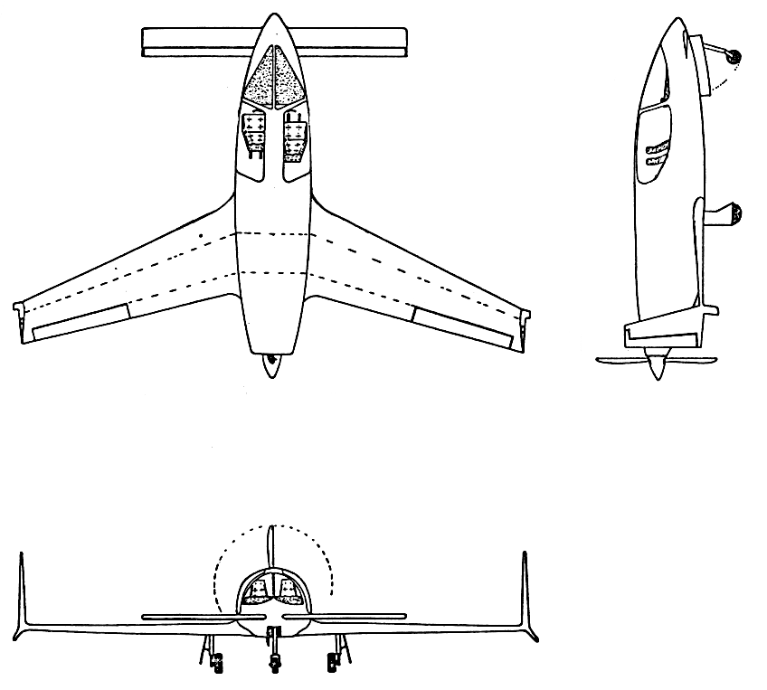 3-View drawing of the YAKA project.