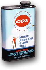 cox model airplane fuel